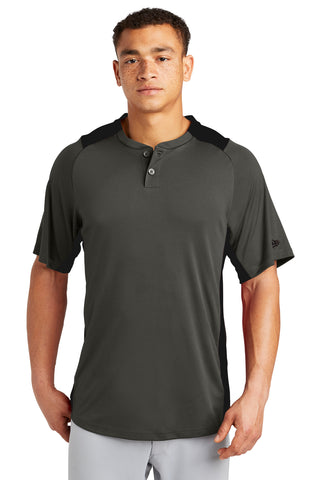 New Era Diamond Era 2-Button Jersey (Graphite/ Black)