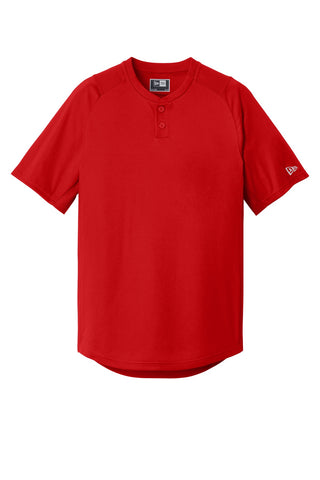 New Era Diamond Era 2-Button Jersey (Scarlet)