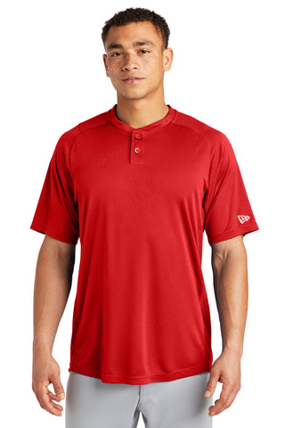 New Era Diamond Era 2-Button Jersey (Scarlet)