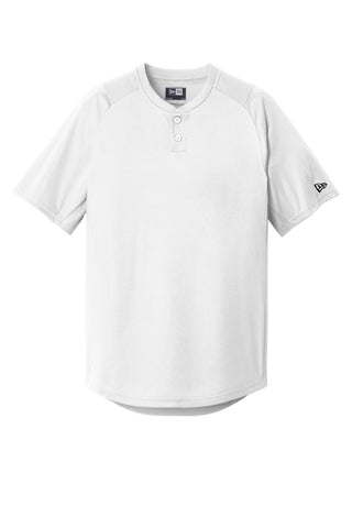 New Era Diamond Era 2-Button Jersey (White)