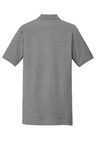 New Era Venue Home Plate Polo (Graphite Heather)