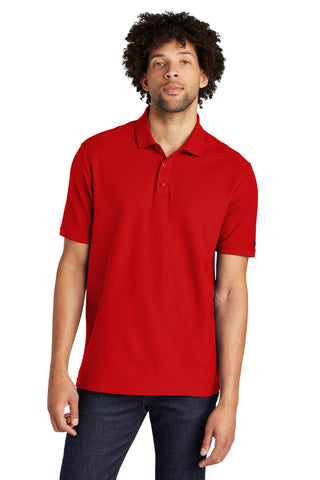 New Era Venue Home Plate Polo (Scarlet)