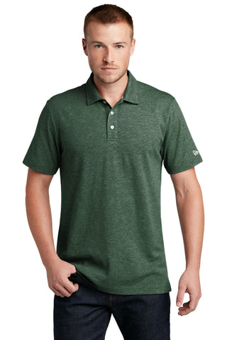 New Era Slub Twist Polo (Dark Green Twist)