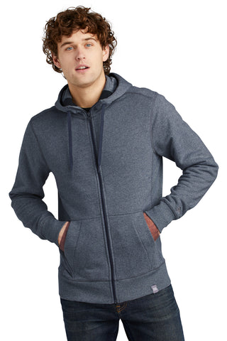 New Era French Terry Full-Zip Hoodie (True Navy Twist)