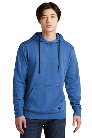 New Era Tri-Blend Fleece Pullover Hoodie (Royal Heather)