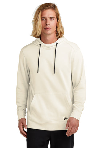 New Era Tri-Blend Fleece Pullover Hoodie (Soft Beige)