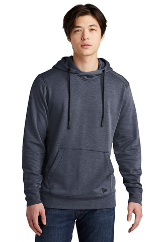 New Era Tri-Blend Fleece Pullover Hoodie (True Navy Heather)