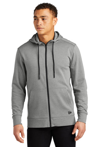 New Era Tri-Blend Fleece Full-Zip Hoodie (Shadow Grey Heather)