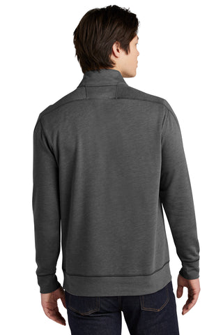 New Era Tri-Blend Fleece 1/4-Zip Pullover (Black Heather)