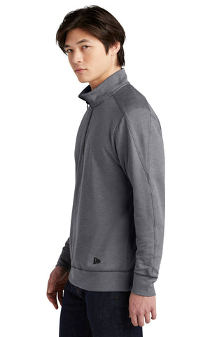 New Era Tri-Blend Fleece 1/4-Zip Pullover (Shadow Grey Heather)