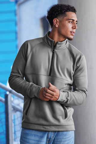 New Era Venue Fleece 1/4-Zip Pullover (Graphite)