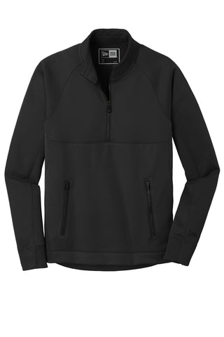 New Era Venue Fleece 1/4-Zip Pullover (Black)