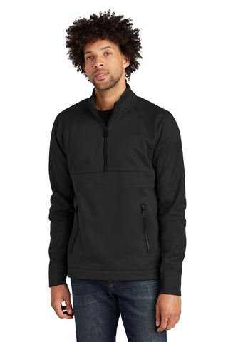 New Era Venue Fleece 1/4-Zip Pullover (Black)