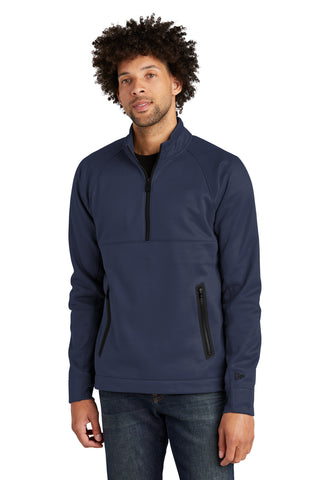 New Era Venue Fleece 1/4-Zip Pullover (True Navy)