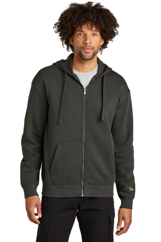 New Era Heritage Fleece Full-Zip Hoodie (Graphite)