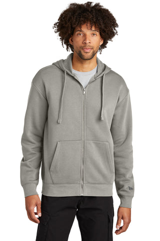 New Era Heritage Fleece Full-Zip Hoodie (Rainstorm Grey)