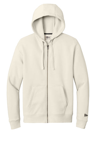 New Era Heritage Fleece Full-Zip Hoodie (Soft Beige)