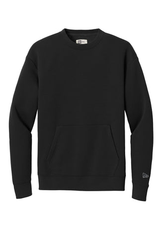 New Era Heritage Fleece Pocket Crew (Black)