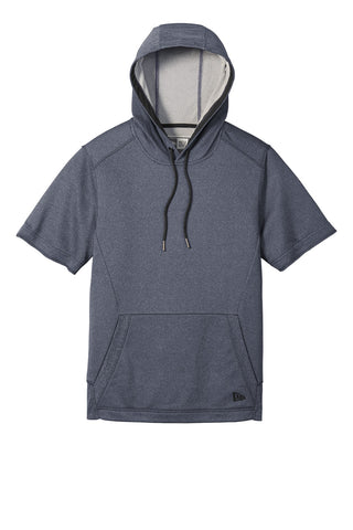 New Era Performance Terry Short Sleeve Hoodie (True Navy Heather)