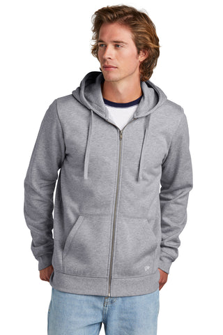 New Era Comeback Fleece Full-Zip Hoodie (Athletic Heather)