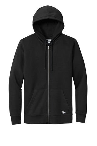 New Era Comeback Fleece Full-Zip Hoodie (Black)