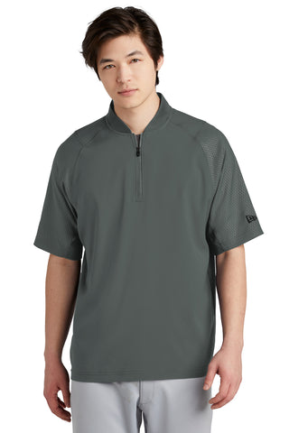 New Era Cage Short Sleeve 1/4-Zip Jacket (Graphite)