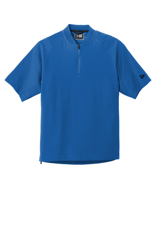 New Era Cage Short Sleeve 1/4-Zip Jacket (Royal)