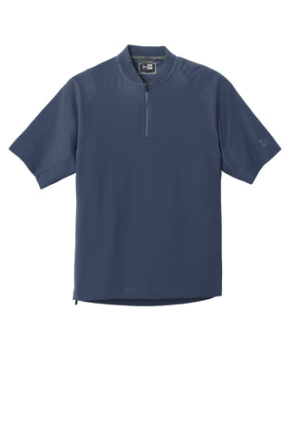 New Era Cage Short Sleeve 1/4-Zip Jacket (True Navy)