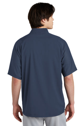 New Era Cage Short Sleeve 1/4-Zip Jacket (True Navy)