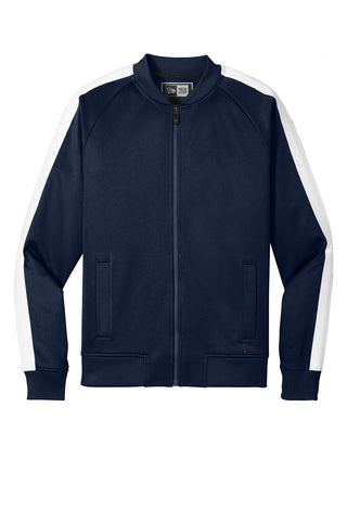 New Era Track Jacket (True Navy/ White)