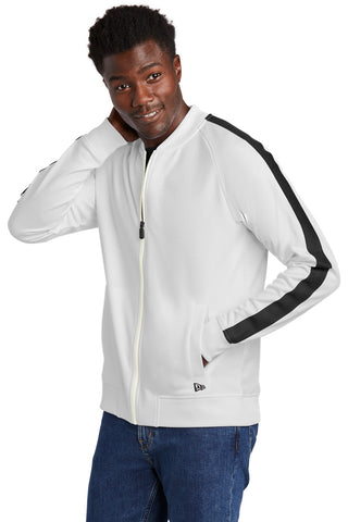 New Era Track Jacket (White/ Black)