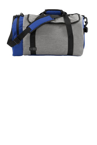 New Era Legacy Duffel (Grey Twill Heather/ Royal)