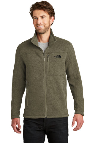 The North Face Sweater Fleece Jacket (New Taupe Green Heather)