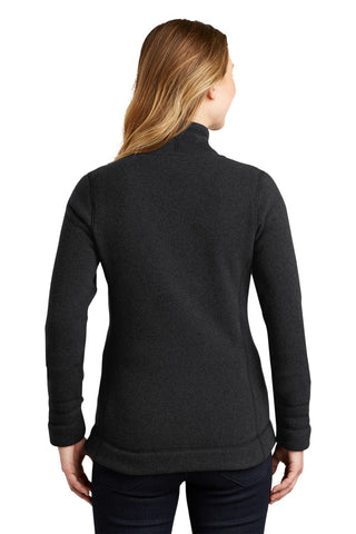 The North Face Ladies Sweater Fleece Jacket (TNF Black Heather)