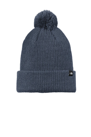 The North Face Pom Beanie (Shady Blue)