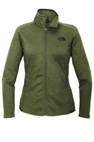 The North Face Ladies Skyline Full-Zip Fleece Jacket (Four Leaf Clover Heather)