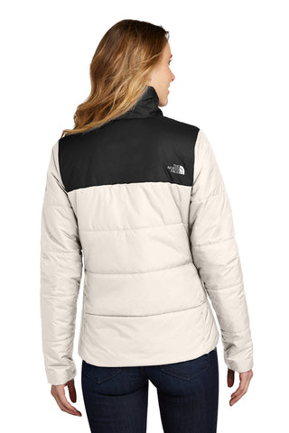 The North Face Ladies Chest Logo Everyday Insulated Jacket (Vintage White)