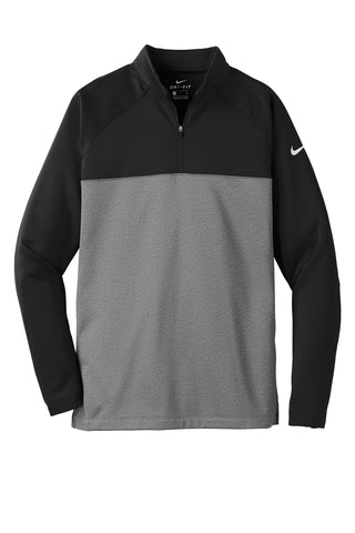 Nike Therma-FIT 1/2-Zip Fleece (Black/ Dark Grey Heather)