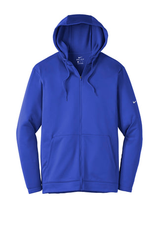 Nike Therma-FIT Full-Zip Fleece Hoodie (Game Royal)