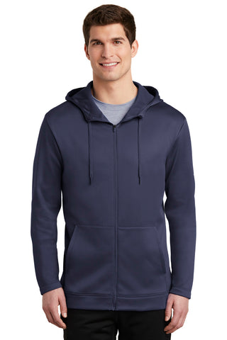 Nike Therma-FIT Full-Zip Fleece Hoodie (Midnight Navy)