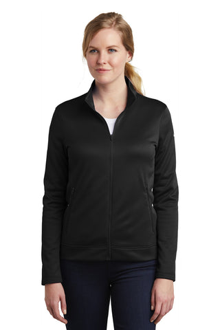 Nike Ladies Therma-FIT Full-Zip Fleece (Black)