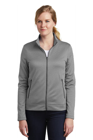 Nike Ladies Therma-FIT Full-Zip Fleece (Dark Grey Heather)