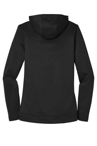 Nike Ladies Therma-FIT Full-Zip Fleece Hoodie (Black)