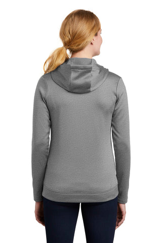 Nike Ladies Therma-FIT Full-Zip Fleece Hoodie (Dark Grey Heather)