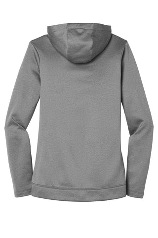 Nike Ladies Therma-FIT Full-Zip Fleece Hoodie (Dark Grey Heather)