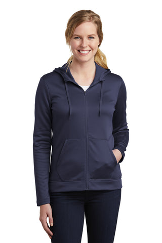 Nike Ladies Therma-FIT Full-Zip Fleece Hoodie (Midnight Navy)