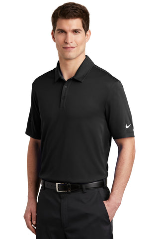 Nike Dri-FIT Hex Textured Polo (Black)