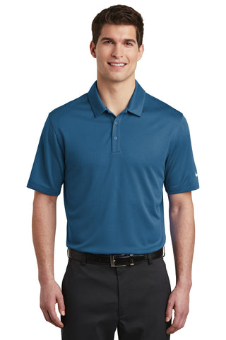 Nike Dri-FIT Hex Textured Polo (Court Blue)