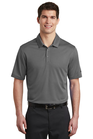 Nike Dri-FIT Hex Textured Polo (Dark Grey)