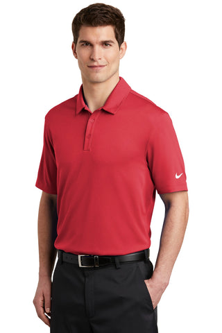 Nike Dri-FIT Hex Textured Polo (Gym Red)